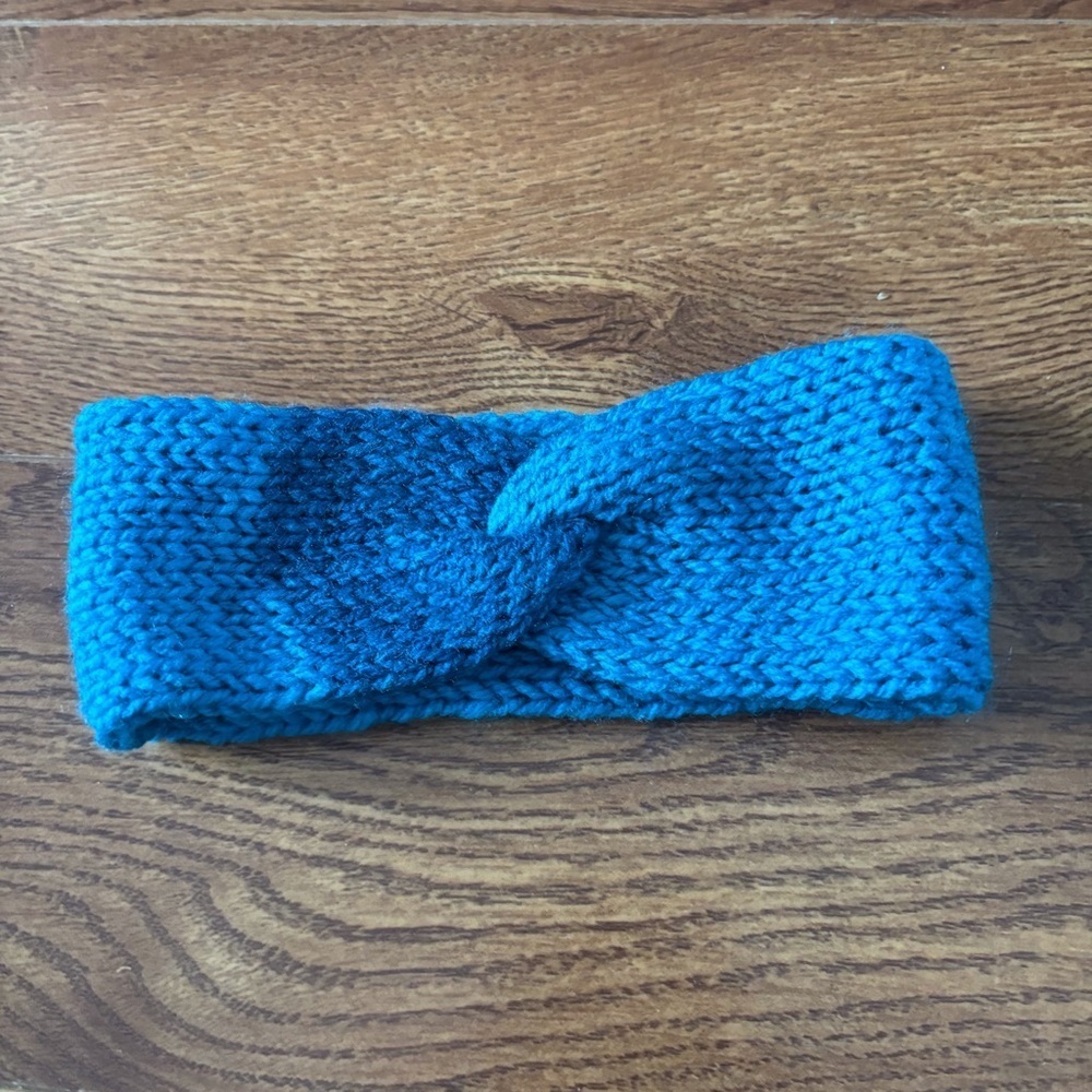 Studio 120 handmade yellow Knitted twisted Headband